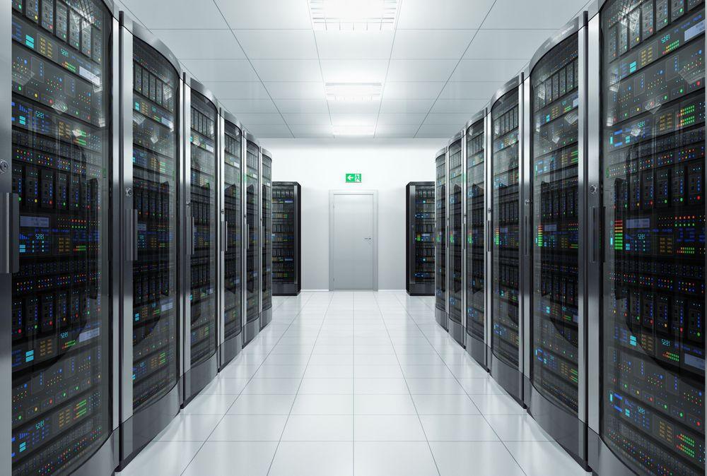 Image de data center pour traiter les données