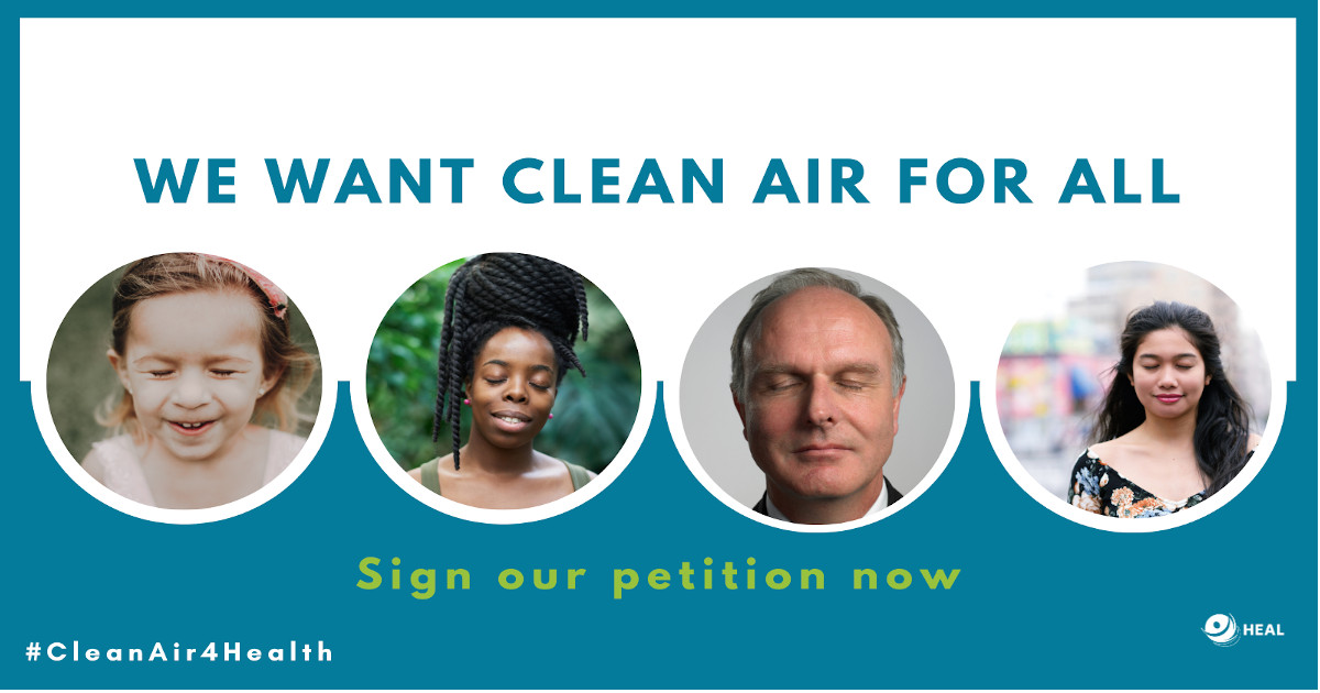 Protect our health. Clean air now!